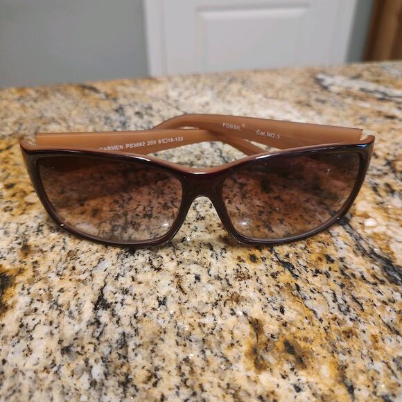 Fossil Carmen PS3662 Women\'s Sunglasses Brown Gradient main image 10